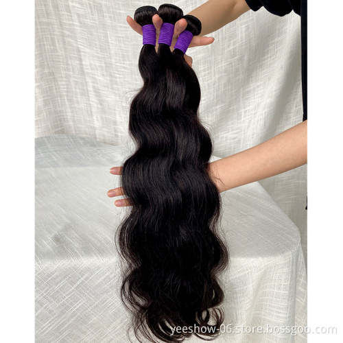 wholesale transparent lace raw natural unprocessed 10a  body  closure 100% human hair bundle supplier